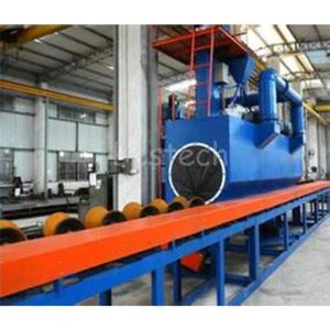 स्टील ट्यूब आउट वॉल शॉट ब्लास्टिंग मशीन