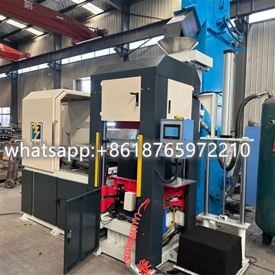 ऊर्ध्वाधर फ्लास्कलेस सैंड मोल्डिंग मशीन